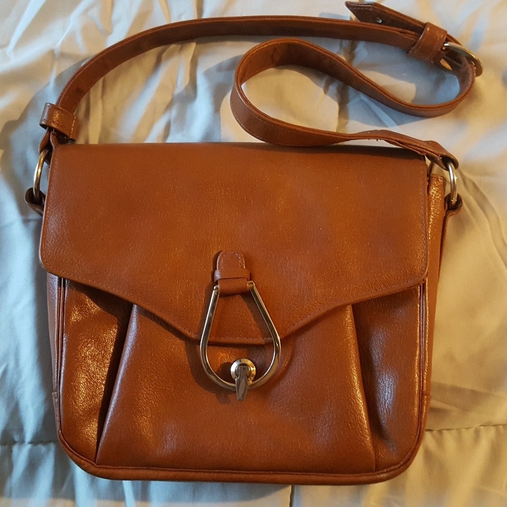 Brown leather Pedro Mayorga Buenos Aires Purse